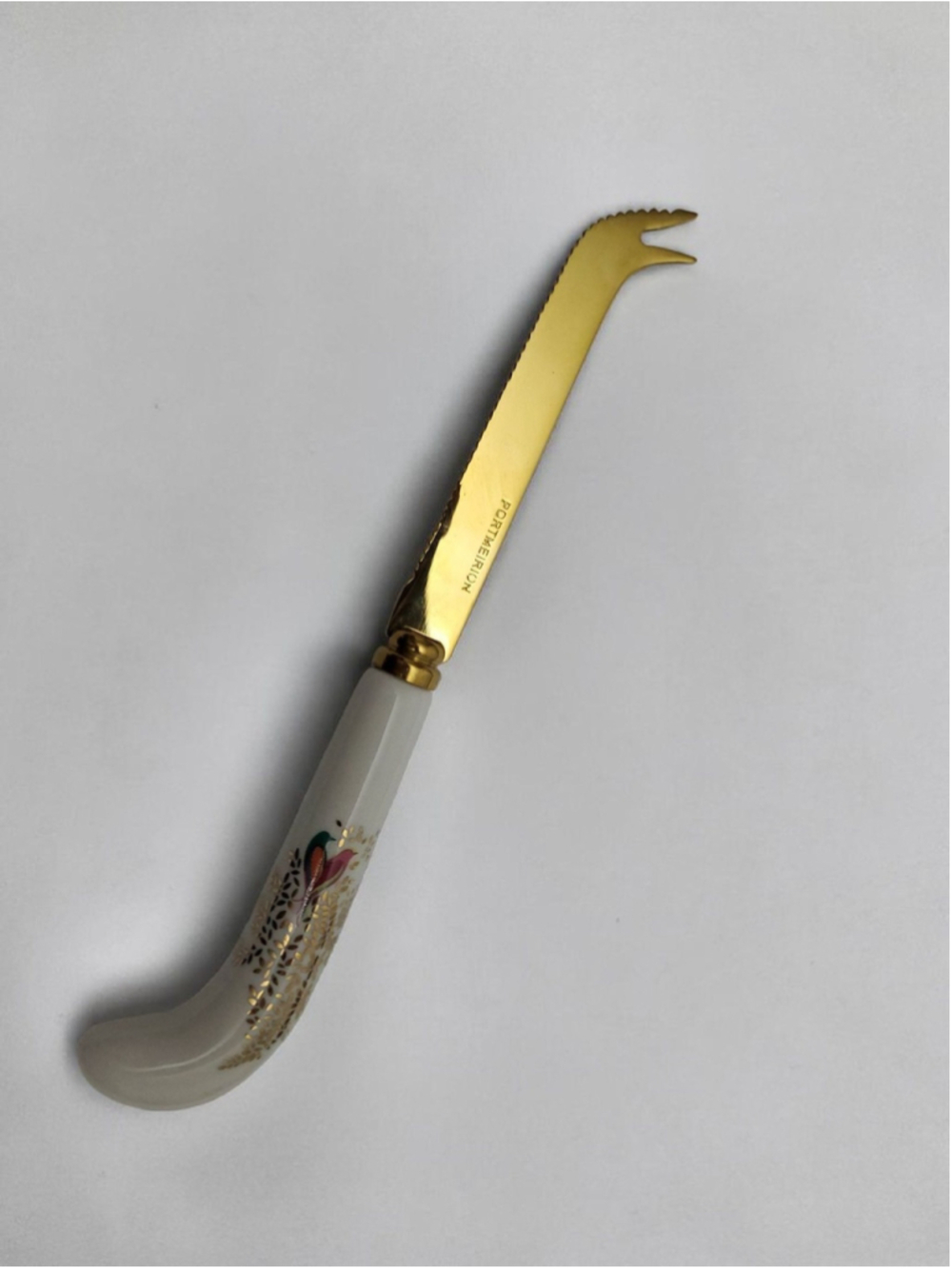 Portmeirion Sara Miller London Chelsea Replacement Cheese Knife Bird Gold Leaf